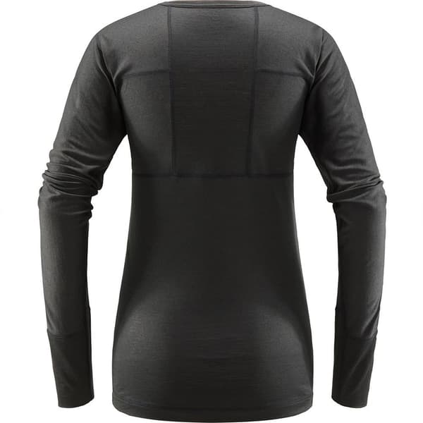 Haglofs Natural Blend Tech Långärmad Baslager Svart XL Kvinna