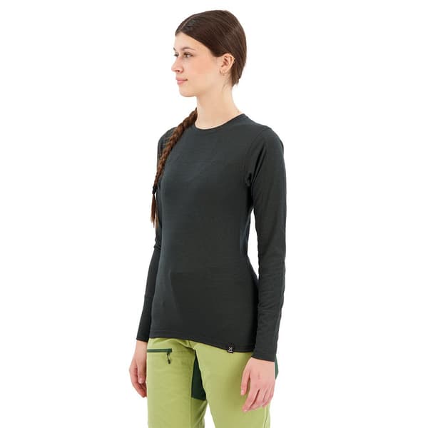 Haglofs Natural Blend Tech Långärmad Baslager Svart XL Kvinna