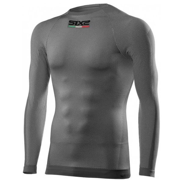 Sixs Ts2 Pitkähihainen Aluspaita Harmaa 3XL-4XL Mies