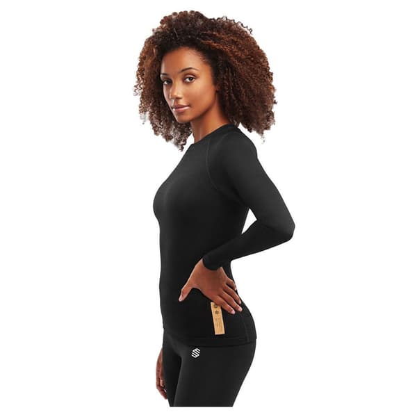 Siroko Ultimate Siberia Langærmet Baselayer Sort S-M Kvinde