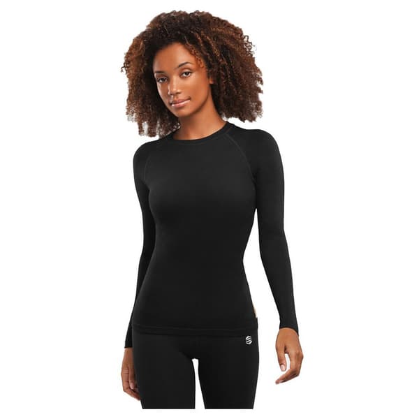 Siroko Ultimate Siberia Langærmet Baselayer Sort S-M Kvinde