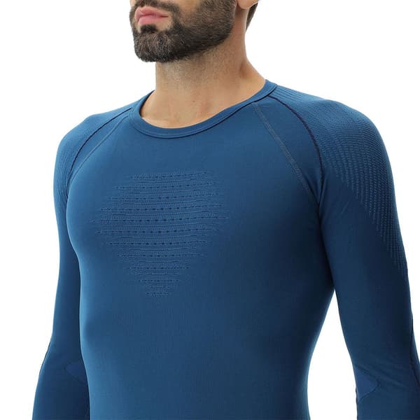 Uyn Evolutyon Langærmet Baselayer Blå 2XL Mand