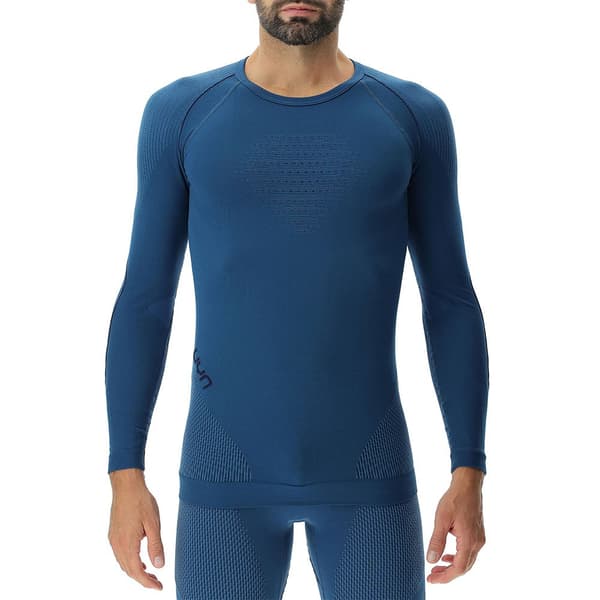 Uyn Evolutyon Langærmet Baselayer Blå 2XL Mand