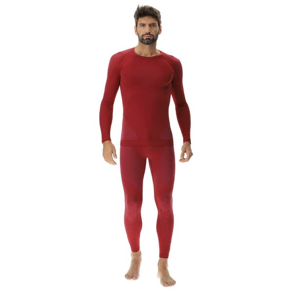 Uyn Evolutyon Langærmet Baselayer Rød S / M Mand