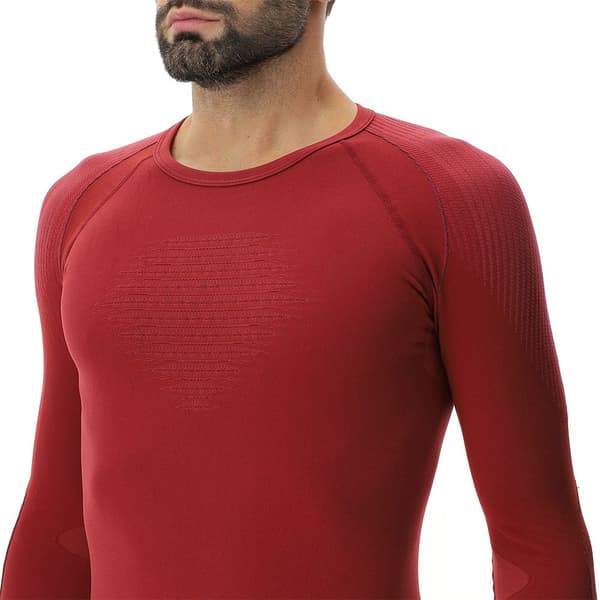 Uyn Evolutyon Langærmet Baselayer Rød S / M Mand