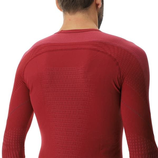 Uyn Evolutyon Langærmet Baselayer Rød S / M Mand