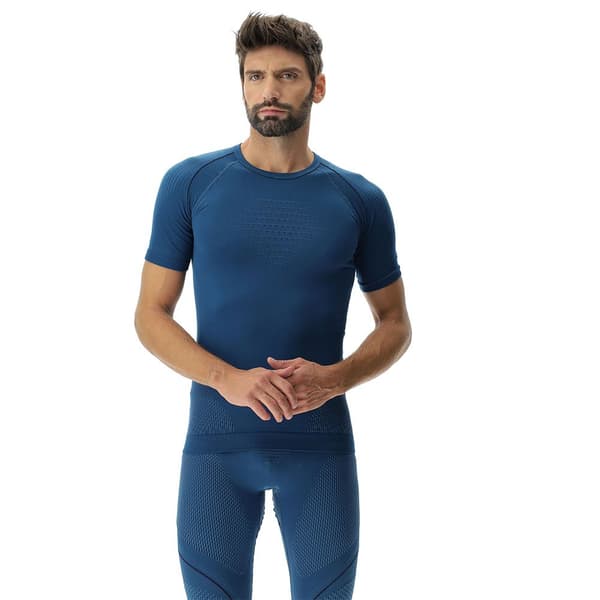 Uyn Evolutyon Kortärmad Baslager Blå 2XL Man