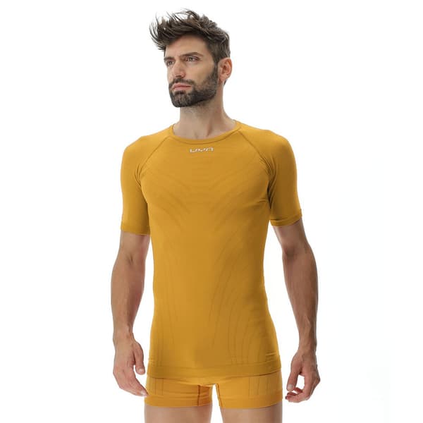 Uyn Motyon 2.0 Kortærmet Baselayer Gul 2XL Mand