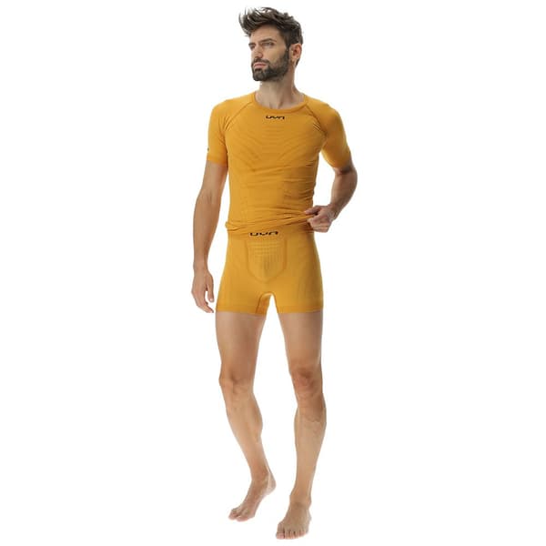 Uyn Motyon 2.0 Kortærmet Baselayer Gul 2XL Mand