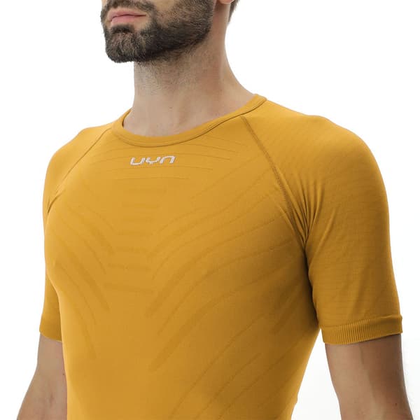 Uyn Motyon 2.0 Kortærmet Baselayer Gul 2XL Mand