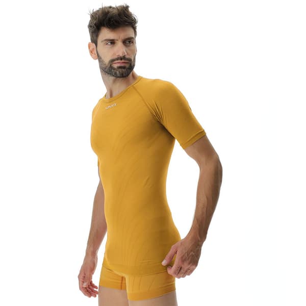 Uyn Motyon 2.0 Kortærmet Baselayer Gul 2XL Mand