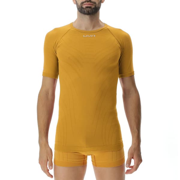 Uyn Motyon 2.0 Kortærmet Baselayer Gul 2XL Mand