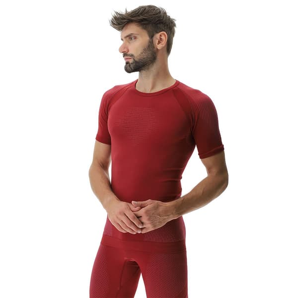 Uyn Evolutyon Kortärmad Baslager Röd 2XL Man