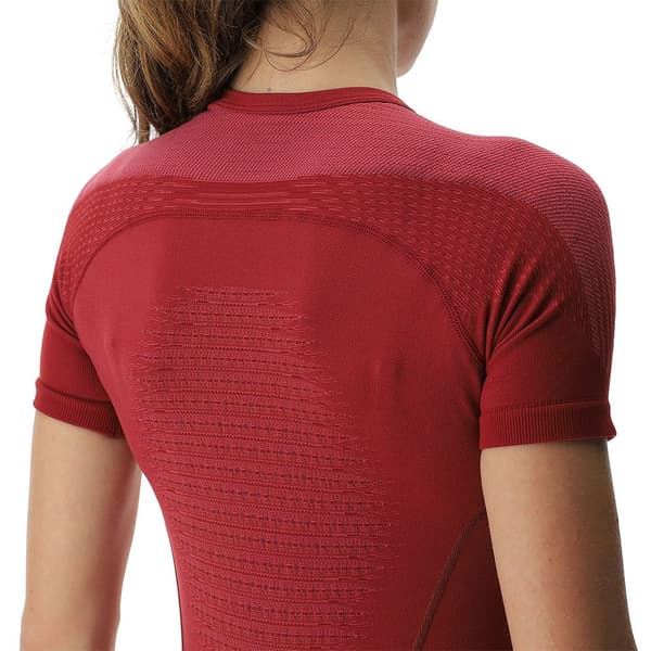 Uyn Evolutyon Kortærmet Baselayer Rød XS Kvinde