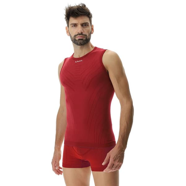 Uyn Motyon 2.0 Ærmeløs Baselayer Rød 2XL Mand