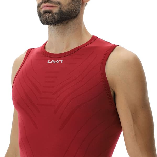 Uyn Motyon 2.0 Ærmeløs Baselayer Rød 2XL Mand