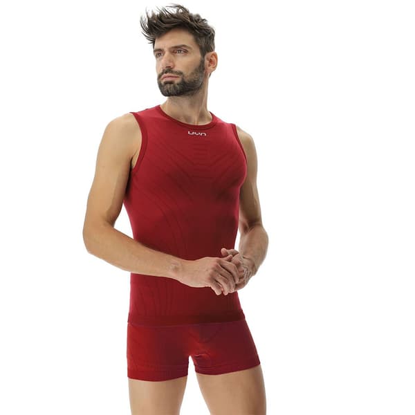 Uyn Motyon 2.0 Ærmeløs Baselayer Rød 2XL Mand