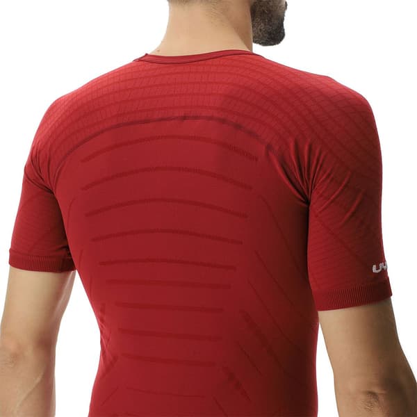 Uyn Motyon 2.0 Kortærmet Baselayer Rød 2XL Mand