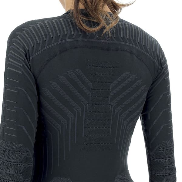 Uyn Resilyon Round Necek Langærmet Baselayer Sort XS Kvinde
