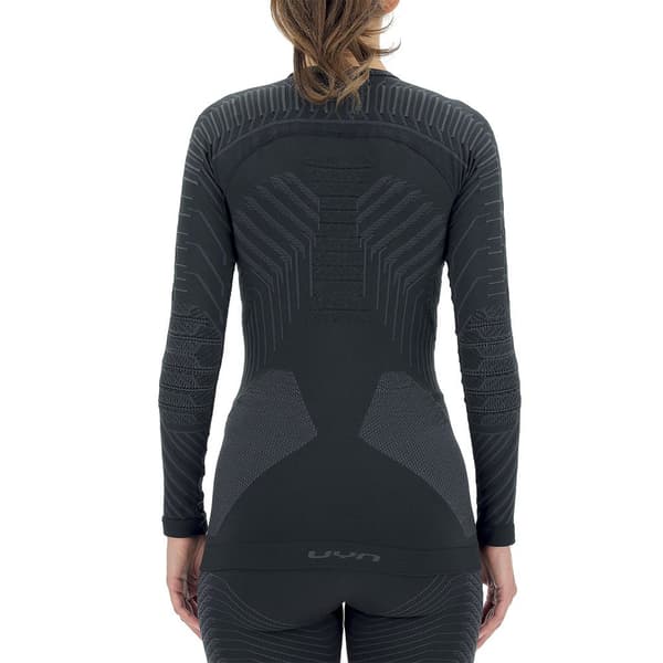 Uyn Resilyon Round Necek Langærmet Baselayer Sort XS Kvinde