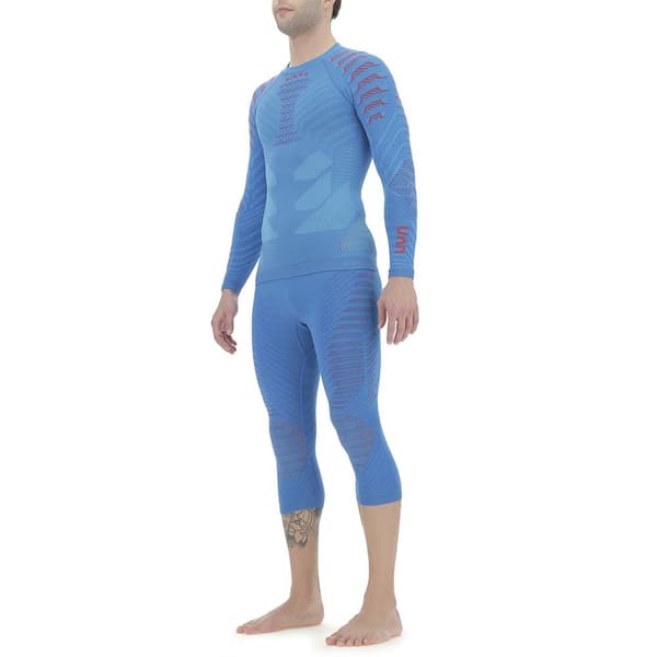 Uyn Resilyon Langærmet Baselayer Blå S / M Mand