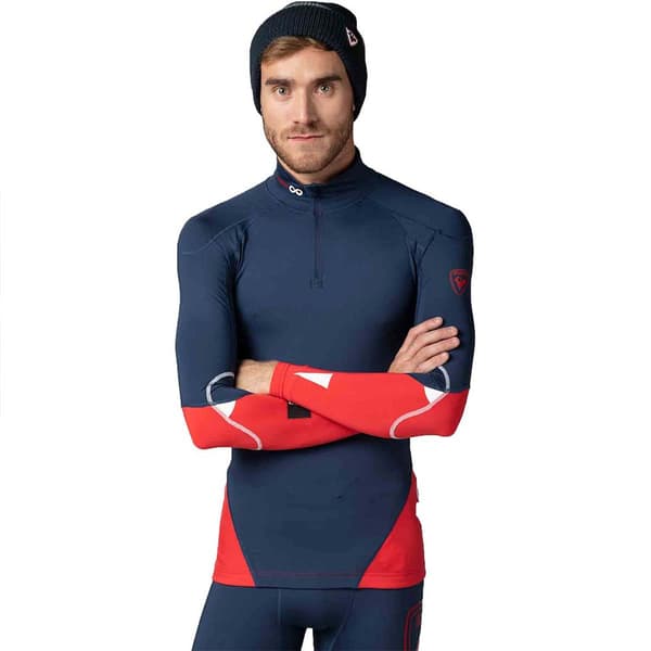 Rossignol Infini Compression Race Langærmet Baselayer Rød,Blå L Mand