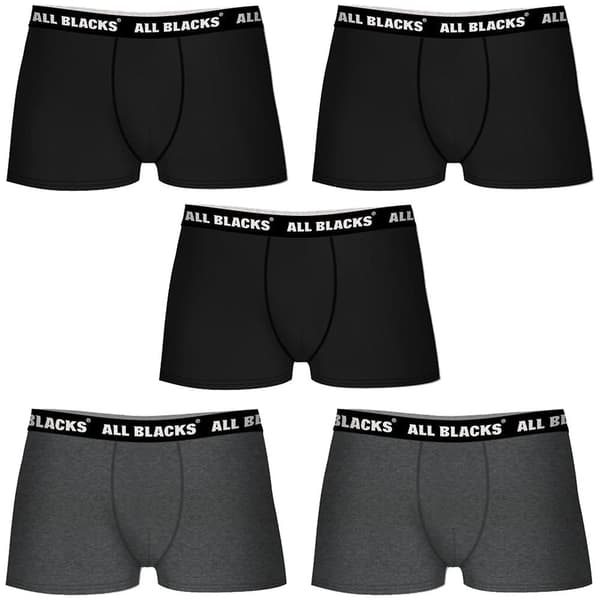 All Blacks Pk4686 Boxers 10 Enheder Sort,Grå S Mand