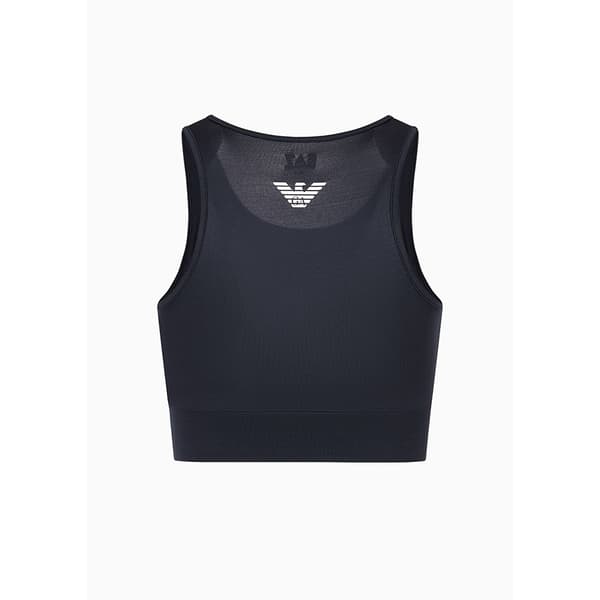 Ea7 Emporio Armani 8nth55 Sport-bh Med Medium Stöd Svart L Kvinna