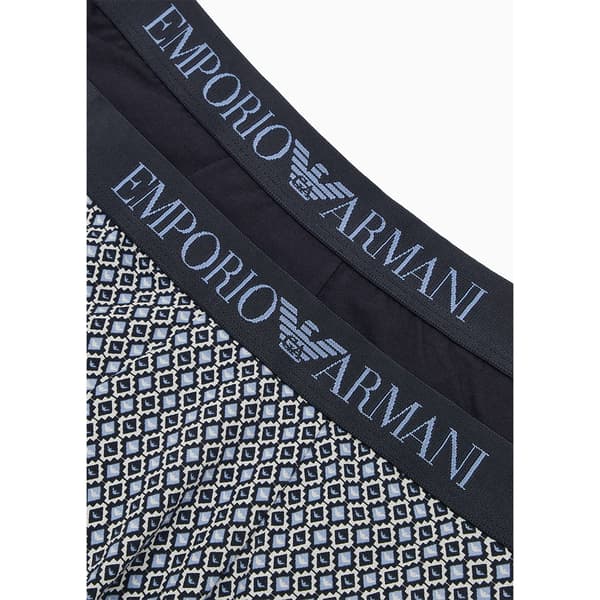 Emporio Armani 111210-4f504 Boxers 2 Enheder Blå M Mand