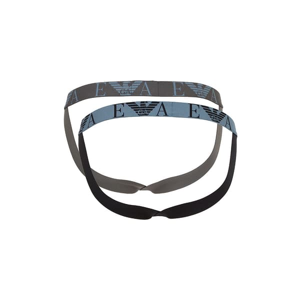 Emporio Armani 111932_4f715 Tanga Sort,Grå XL Mand