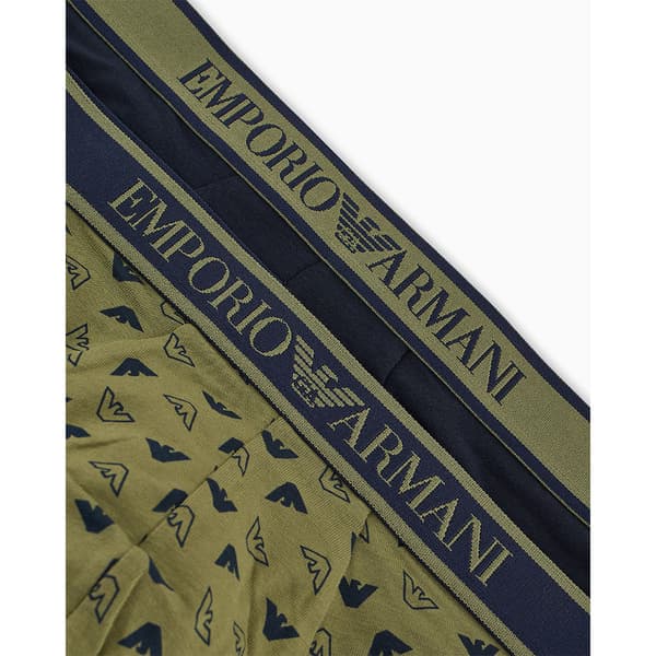 Emporio Armani 112132_4f717 Slips 3 Enheter Grönt,Blå M Man