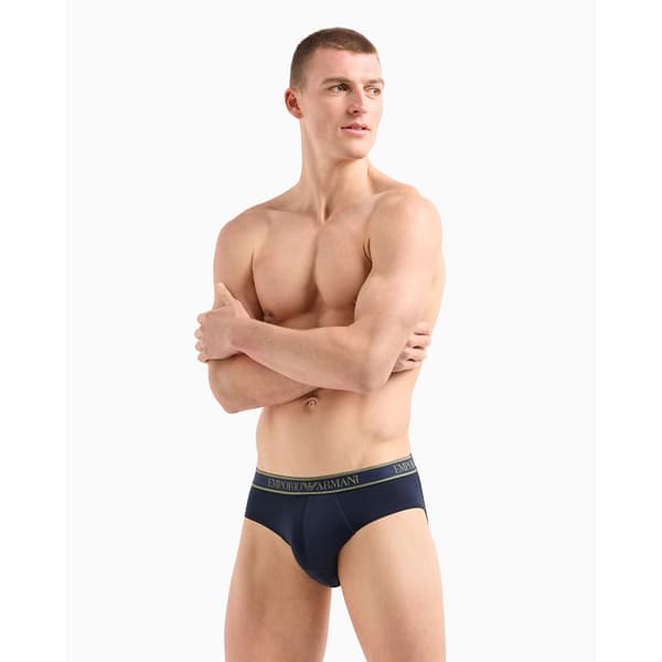 Emporio Armani 112132_4f717 Slips 3 Enheter Grönt,Blå M Man