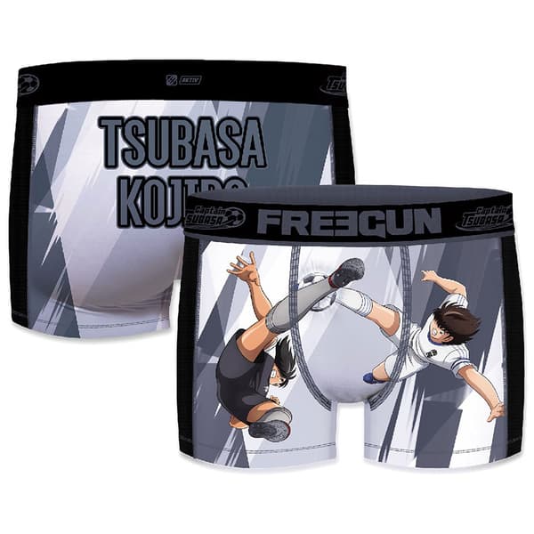 Freegun Captian Tsubasa Model Oliver Atom / Tsubasa Ozora & Kojio Hyuga / Mark Lender Pk2215 Boxers 4 Enheter Blå S Man
