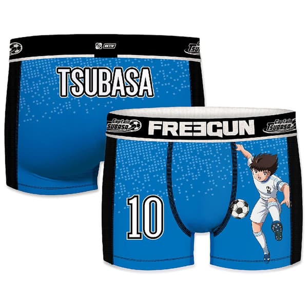Freegun Captian Tsubasa Model Oliver Atom / Tsubasa Ozora & Kojio Hyuga / Mark Lender Pk2215 Boxers 4 Enheter Blå S Man