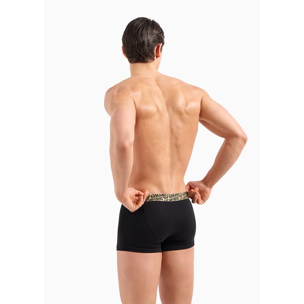 Emporio Armani 111210-4f598 Boxers 2 Enheter Svart M Man
