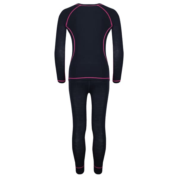 Trollkids Merino Baslager Set Svart 128 cm Pojke