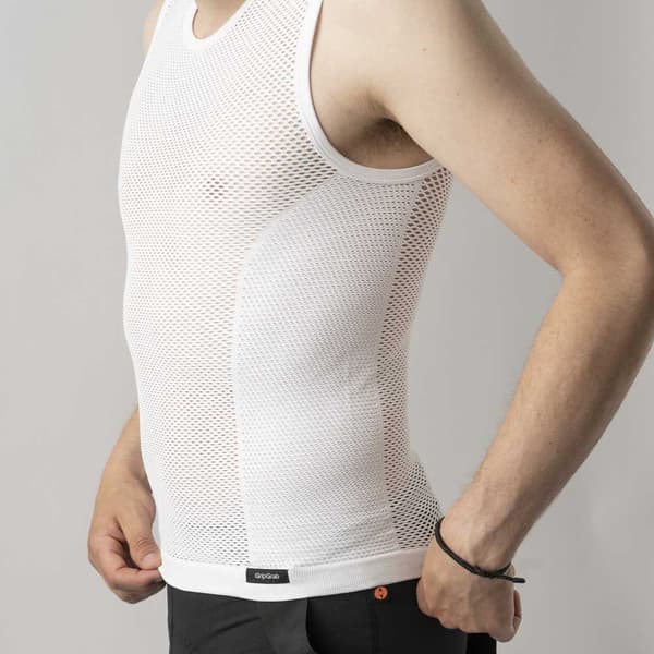 Gripgrab Pacr Ærmeløs Baselayer Hvid M-L Mand