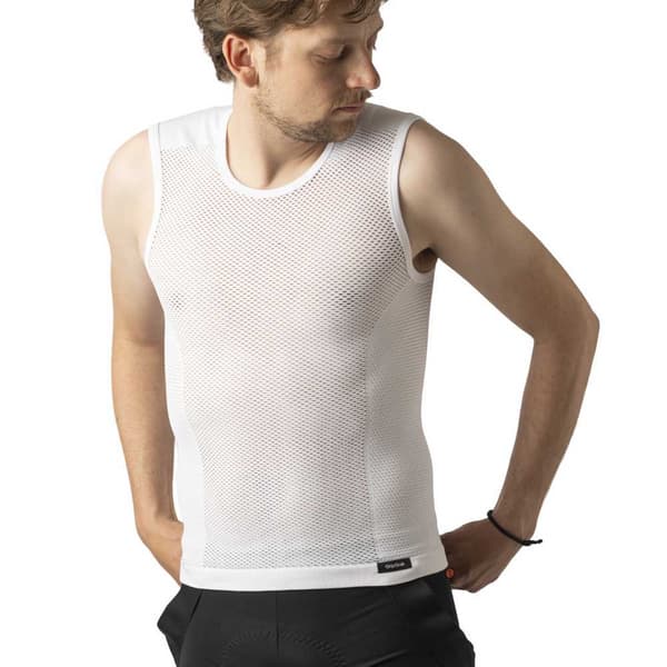 Gripgrab Pacr Ærmeløs Baselayer Hvid M-L Mand