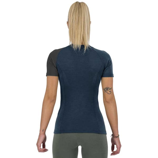 Karpos Dinamico Merino 130 Kortärmad Baslager Blå S Kvinna