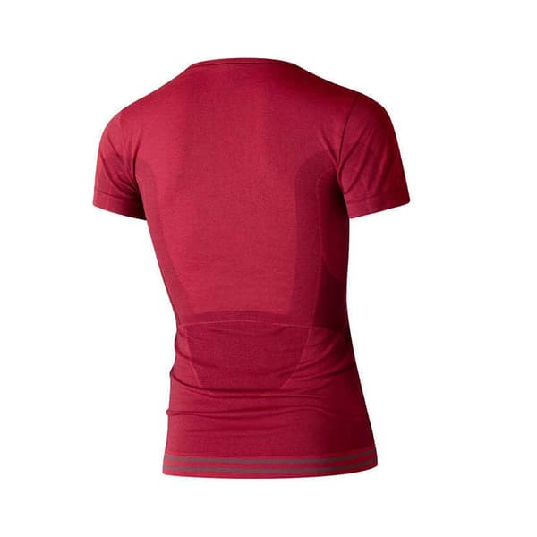 Lenz Merino 6.0 Kortärmad Baslager Röd M Kvinna