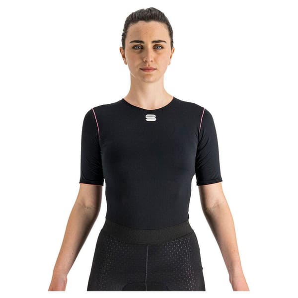 Sportful Midweight Kortærmet Baselayer Sort L Kvinde