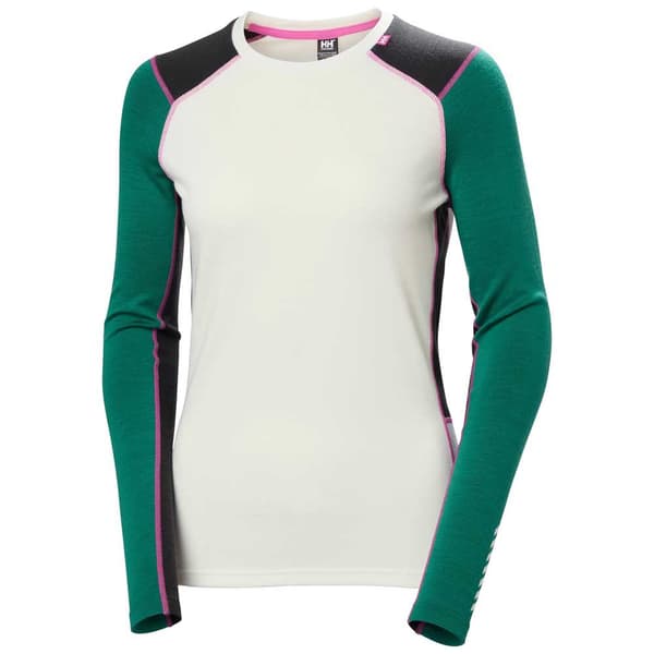 Helly Hansen Lifa Merino Midweight Långärmad Baslager Vit XL Kvinna