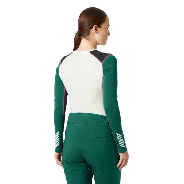 Helly Hansen Lifa Merino Midweight Långärmad Baslager Vit XL Kvinna