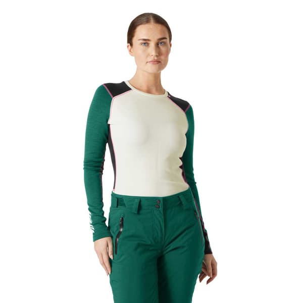 Helly Hansen Lifa Merino Midweight Langærmet Baselayer Hvid XL Kvinde