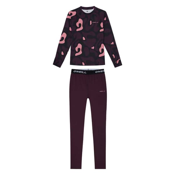 O´neill Baselayer Baslager Set Lila 11-12 Years Pojke