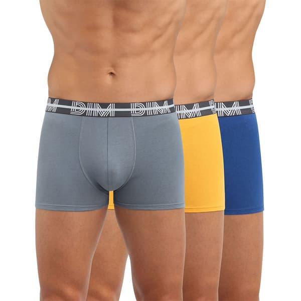 Dim Paris Ad001qu.9lm Boxers 3enheter Gul,Blå,Grå 2 Man