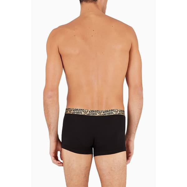 Emporio Armani 111210-4f598 Boxers 2 Enheter Svart S Man