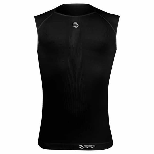Gist E+ Microfibre Ärmlös Baslager Svart S-M Man