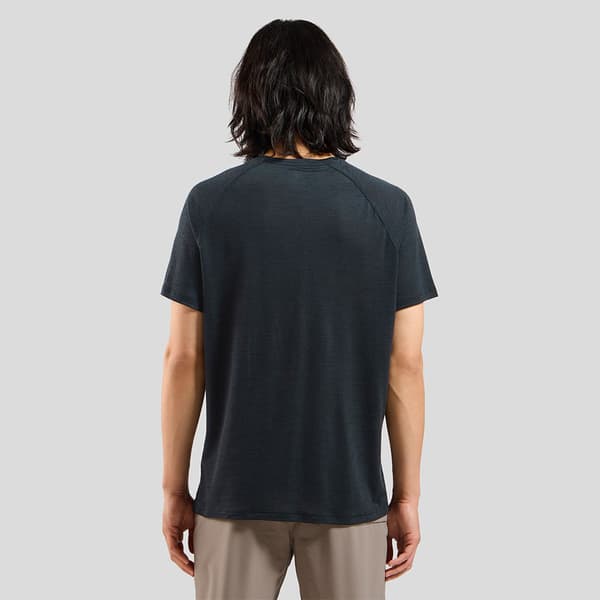 Odlo Merino 130 Peaks Kortærmet Baselayer Sort XL Mand