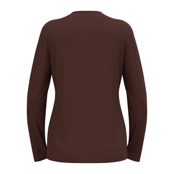 Odlo Merino 200 Nature Langærmet Baselayer Brun S Kvinde
